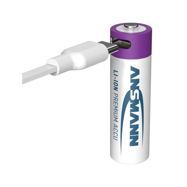 Ansmann AA 1.5v Li-ion USB-C Pack of 4