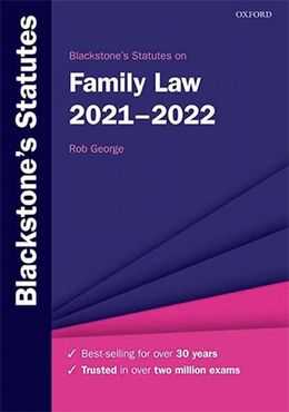 Blackstone's Statutes on Family Law (PDF eBook)