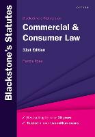 Blackstone's Statutes on Commercial & Consumer Law (PDF eBook)