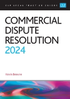 Commercial Dispute Resolution 2024: Legal Practice Course Guides (LPC) (ePub eBook)