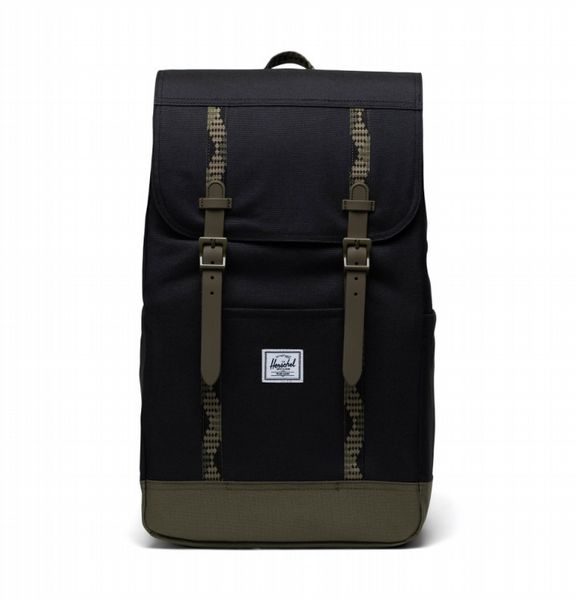 Herschel Retreat™ Backpack-Black/Ivy Green