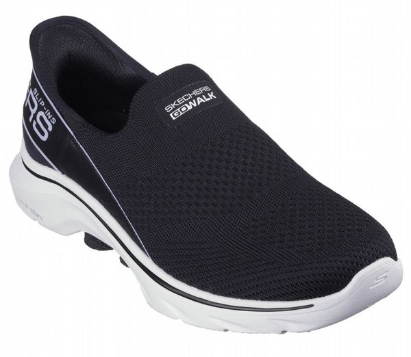 Skechers Slip-ins - Go Walk 7 Womens Shoe (Black/White)